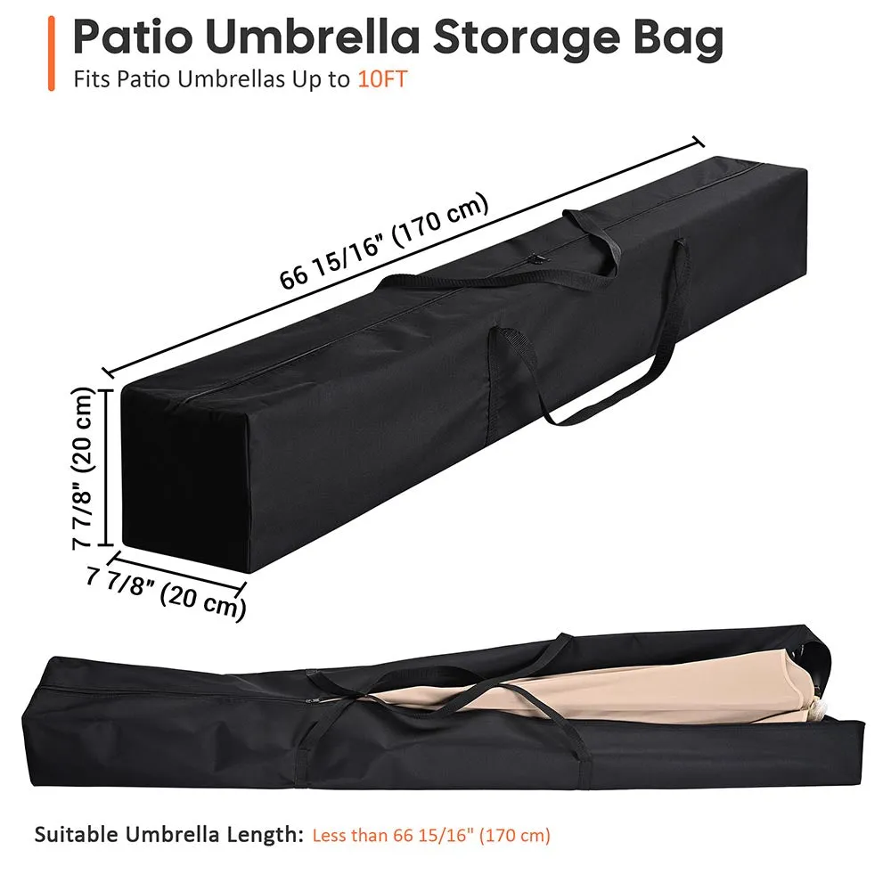 TheLAShop 7-10ft Patio Beach Umbrella Storage Bag 67 inch