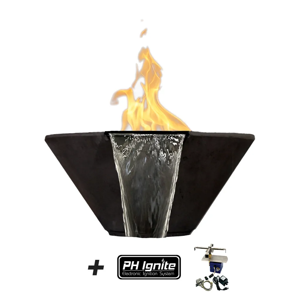 Verona Fire/Water Bowl - Gas Fire Feature