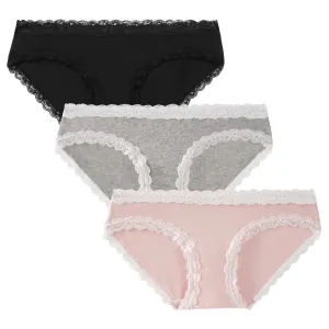 Women's Lace Low Rise Hipster 3-Pack