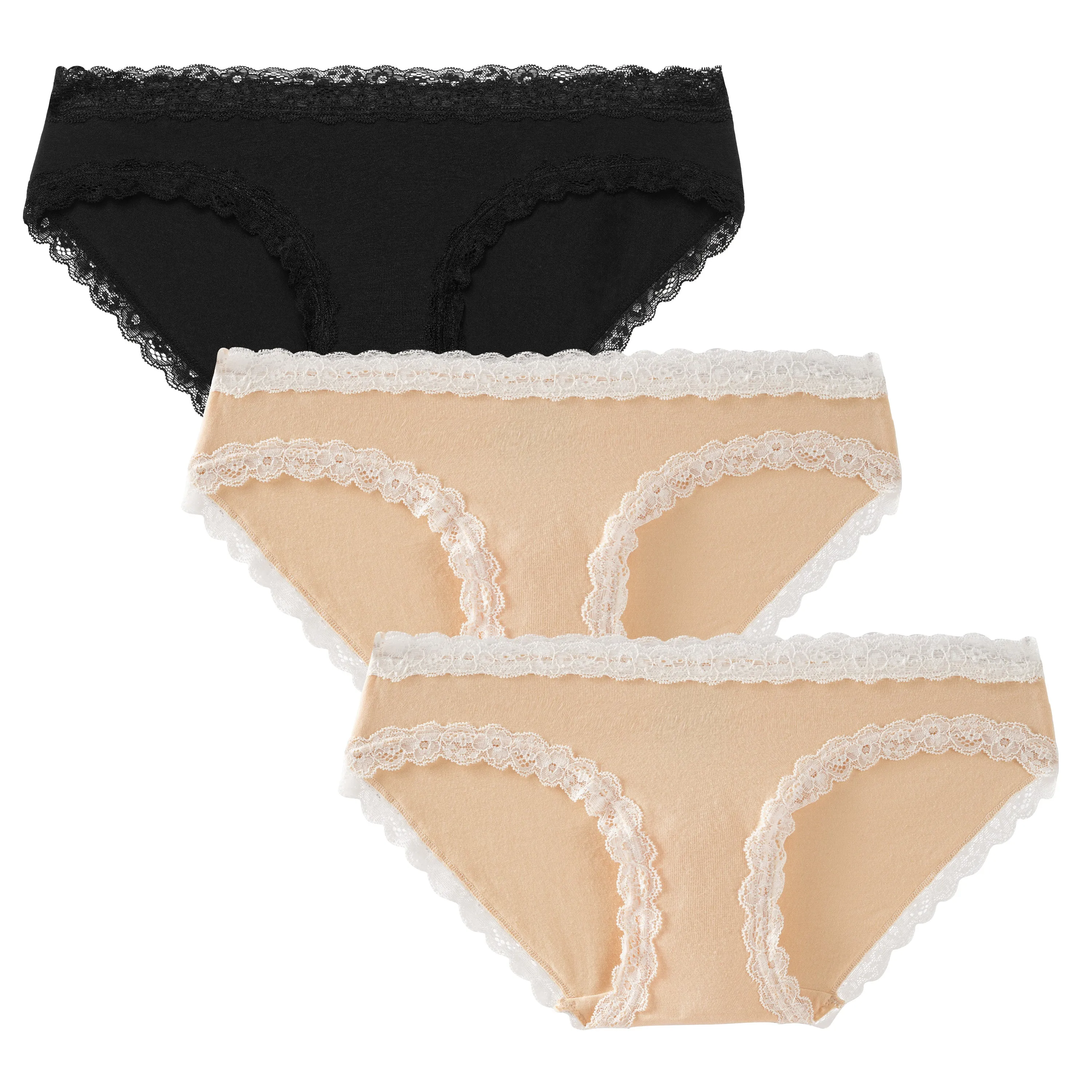 Women's Lace Low Rise Hipster 3-Pack