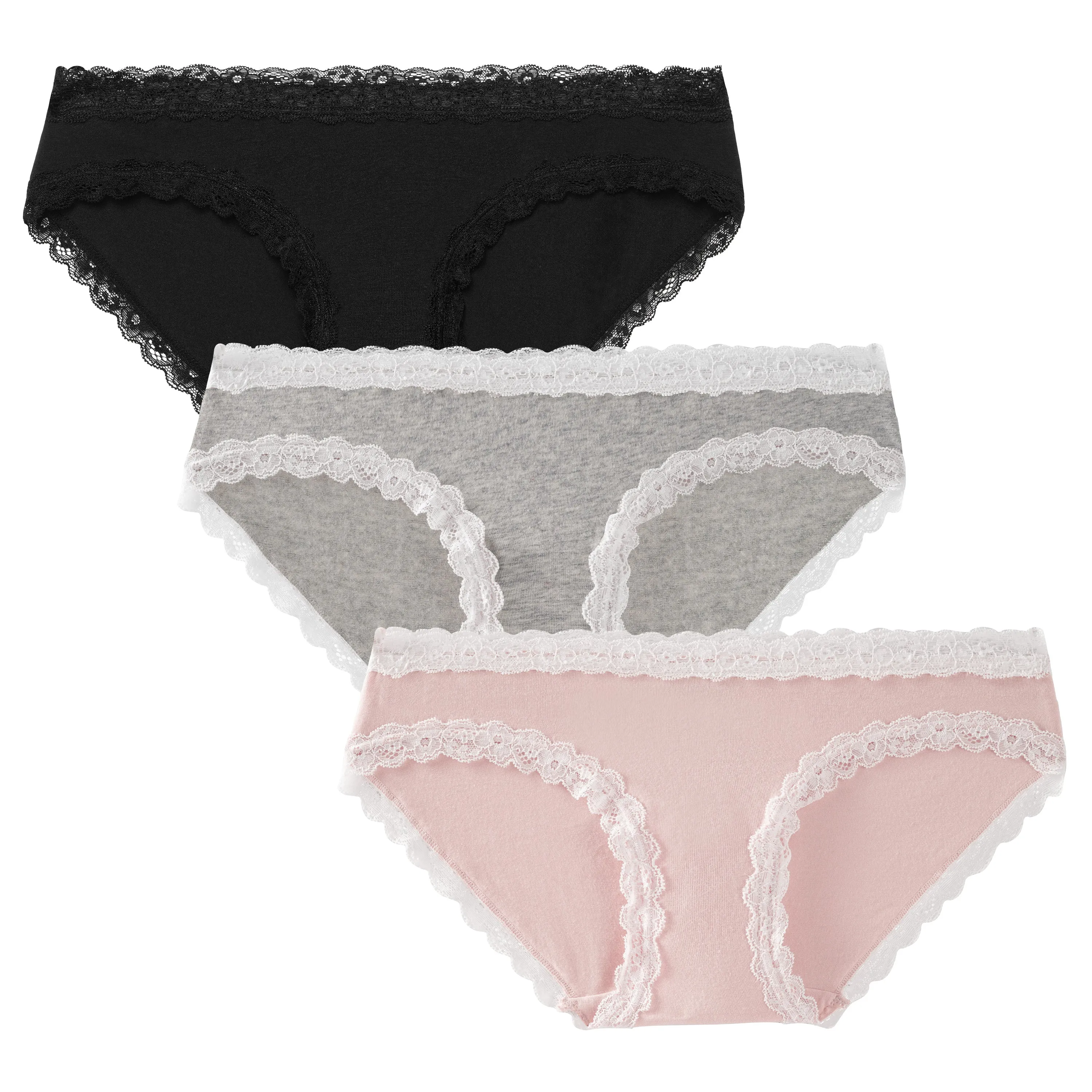 Women's Lace Low Rise Hipster 3-Pack（Copy）