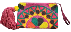 Xiomara Handmade Wayuu Punch-needle Clutch